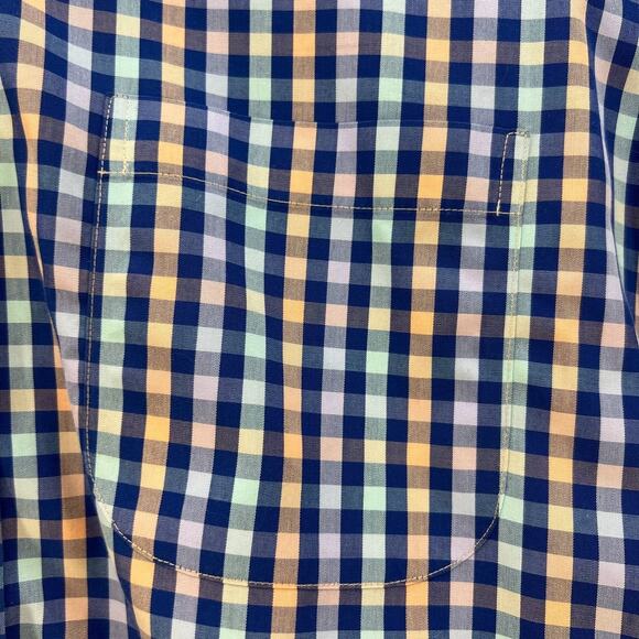 Brooks Brothers Regent The Original Polo Shirt Men's Size L Long Sleeve Plaid - Picture 3 of 10